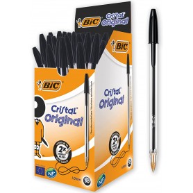 PENNA BIC CRISTAL NERA